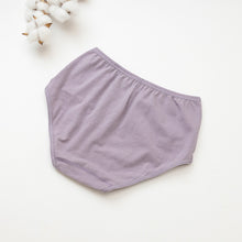 Load image into Gallery viewer, 里仁女高腰內褲 淺紫灰 Leezen Organic Panties High-Rise-Light purple gray