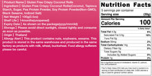 Load image into Gallery viewer, 里仁無麩質椰子捲 Leezen Gluten Free Crispy Coconut Rolls