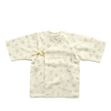 Load image into Gallery viewer, 里仁有機棉新生兒紗布短肚衣-貓頭鷹 Leezen Organic Cotton Gauze Newborn Top-Owl