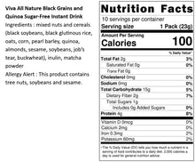 Load image into Gallery viewer, 萬歲牌全天然無加糖堅果飲黑穀藜麥 Viva All Nature Black Grains and Quinoa Sugar-Free Instant Drink