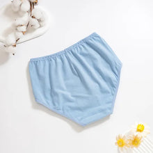 Load image into Gallery viewer, 里仁女高腰內褲 冰藍 Leezen Organic Panties High-Rise-Ice Blue