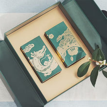 Load image into Gallery viewer, 淨源金碧四喜寶盒-守護禮盒 (包種+小葉紅) Ching Yuan Golden Dragon Joy Pouchong Tea &Black Tea Gift Box 50g*2pcs