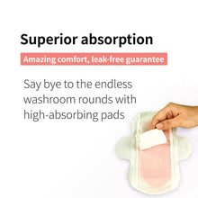 Load image into Gallery viewer, Lhamo Organic Herbal Infused Pads - Heavy Long (12 Count)