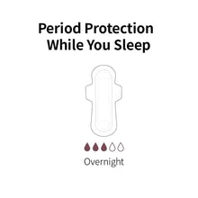 Load image into Gallery viewer, Lhamo Organic Herbal Infused Pads - Overnight (16 Count)