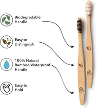 Load image into Gallery viewer, Bamboo Toothbrush 2 piece pack