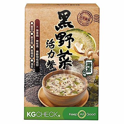 聯華⿊野菜活⼒餐 KGCheck  Black Veggie Oat Meal