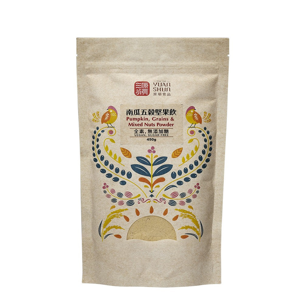 源順南瓜五穀堅果飲(無糖) Yuan Shun Pumpkin Grains & Mixed Nuts Powder (Unsweetened)