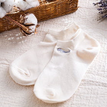 Load image into Gallery viewer, 里仁有機棉麻船型襪 (白) Leezen Organic Hemp No-Show Socks (White)