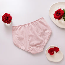 Load image into Gallery viewer, 里仁女有機棉天絲中腰內褲(蜜粉) Leezen Organic Silky Panties-Rise (Pink)