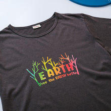 Load image into Gallery viewer, 里仁涼感T(多彩樹/鐵灰) Leezen Organic Cotton Cooling T-shirt-Iron Gray