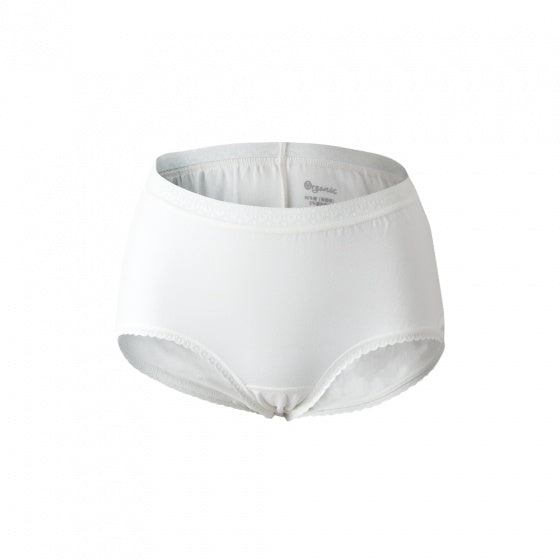 里仁有機棉女高腰內褲 (精練白) Leezen Organic Panties High-Rise (White)