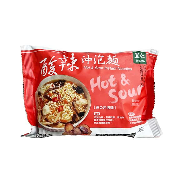 里仁酸辣沖泡麵 Leezen Hot & Sour Instant Noodles