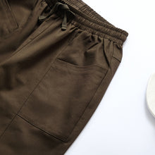 Load image into Gallery viewer, 里仁女有機棉彈性九分束口褲-墨綠 Leezen Organic Cotton Cropped Pants-Dark Green