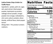 Load image into Gallery viewer, 卡迪那享自然波浪洋芋片松露口味 Cadina Potato Chips Crinkle Cut Truffle Flavor
