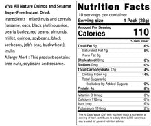 Load image into Gallery viewer, 萬歲牌全天然無加糖堅果飲藜麥芝麻 Viva All Nature Quinoa and Sesame Sugar-Free Instant Drink
