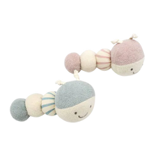 Load image into Gallery viewer, 里仁毛毛蟲用品禮盒 粉藍 Leezen Organic Cotton Baby Gift Box-Caterpillar Blue
