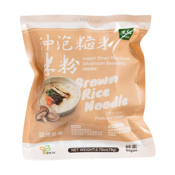 里仁沖泡糙米米粉 (香菇風味) Instant Brown Rice Noodles (Mushroom Seasoning)