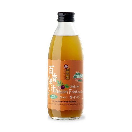 陳稼莊百香果汁(加糖)-即飲式 Chen Jiah Juang Passion Fruit Juice Drink (Sugar Added)