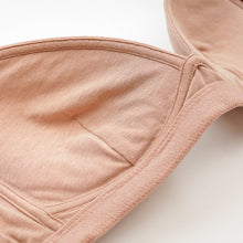 Load image into Gallery viewer, 里仁無痕無鋼圈內衣(涼感環保) 奶茶色 Leezen Organic Cotton Wireless Bra-Milk Tea
