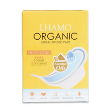 Load image into Gallery viewer, Lhamo Cool Plus Organic Herbal Pads- Heavy Long (6 Pads)
