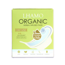 Load image into Gallery viewer, Lhamo Cool Plus Organic Herbal Pads- Day Use (10 Pads)
