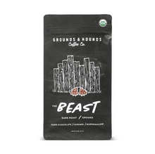 Load image into Gallery viewer, Grounds &amp; Hounds Coffee Co. Organic The Beast Dark Roast Blend (Whole Bean)
