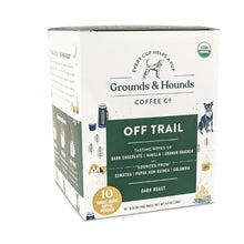 Load image into Gallery viewer, Grounds &amp; Hounds Coffee Co. Organic Off Trail Single Serve Steeping Coffee
