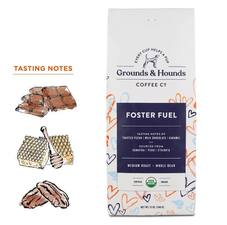 Grounds & Hounds Coffee Co. Organic Foster Fuel (Whole Bean)