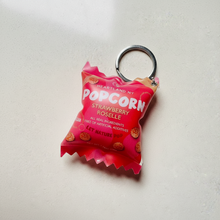 Load image into Gallery viewer, Heartland NY Popcorn Pillow Keychain-Strawberry Roselle

