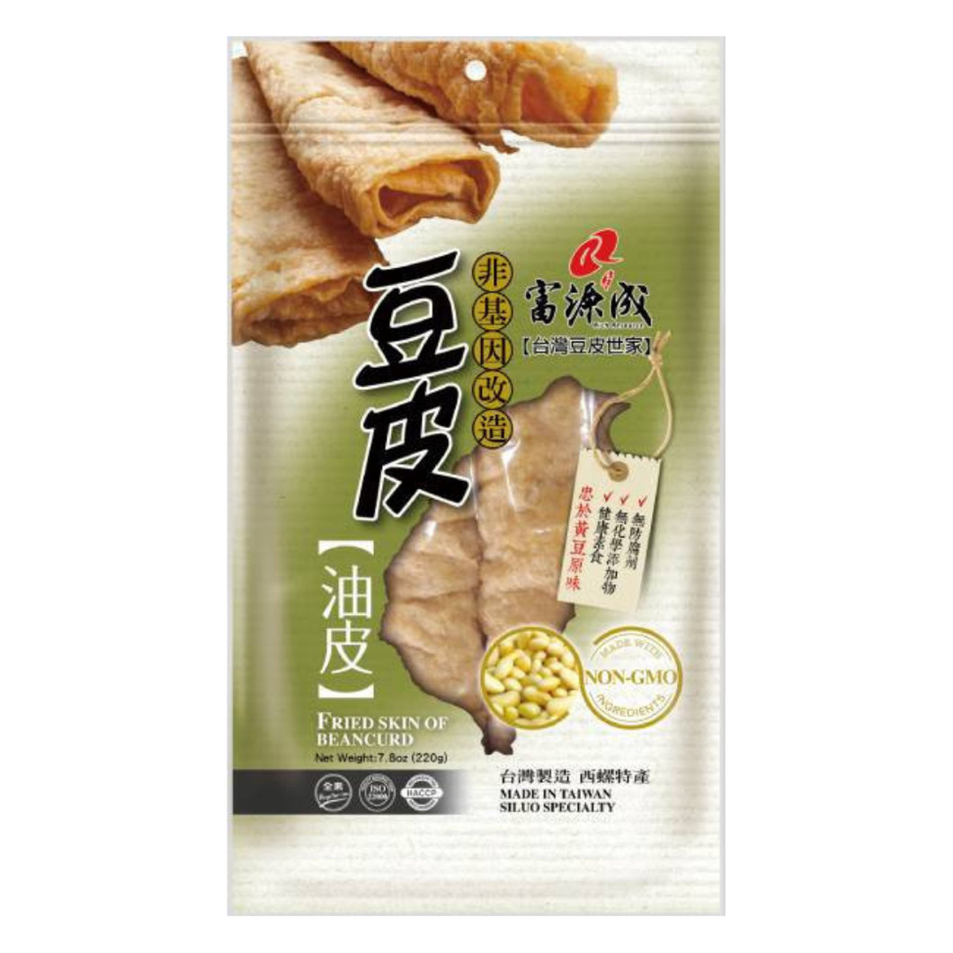 富源成非基改油皮(大)   Rich Resource Fried Beancurd Skin Roll