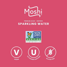 Load image into Gallery viewer, Moshi Sparkling Water Lychee &amp; Vanilla
