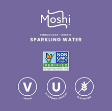 Load image into Gallery viewer, Moshi Sparkling Water Fuji Apple &amp; Concord Grape
