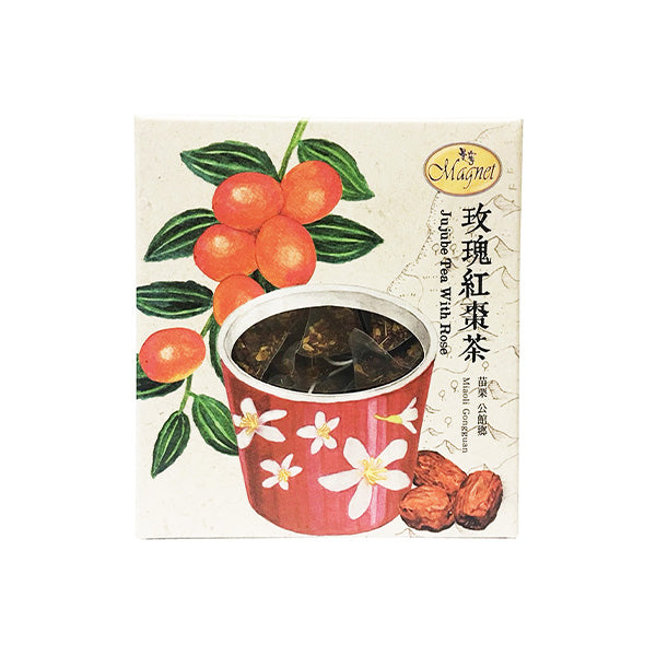 曼寧玫瑰紅棗茶 (15入)  Magnet Jujube Tea With Rose