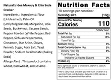 Load image into Gallery viewer, 自然主意奇亞籽馬告胡椒蘇打餅 Natural's Idea Makauy &amp; Chia Soda Cracker
