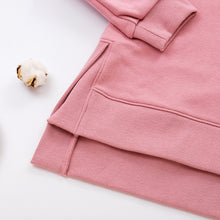 Load image into Gallery viewer, 里仁休閒大學T-粉紅 Leezen Women&#39;s Organic Cotton Sweatshirt-Pink
