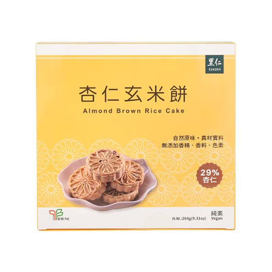 里仁杏仁玄米餅 Leezen Almond Brown Rice Cakee