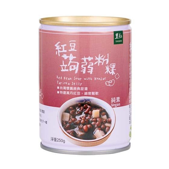 里仁紅豆蒟蒻粉粿 Leezen Red Bean Soup with Konjac Tapioca Jello