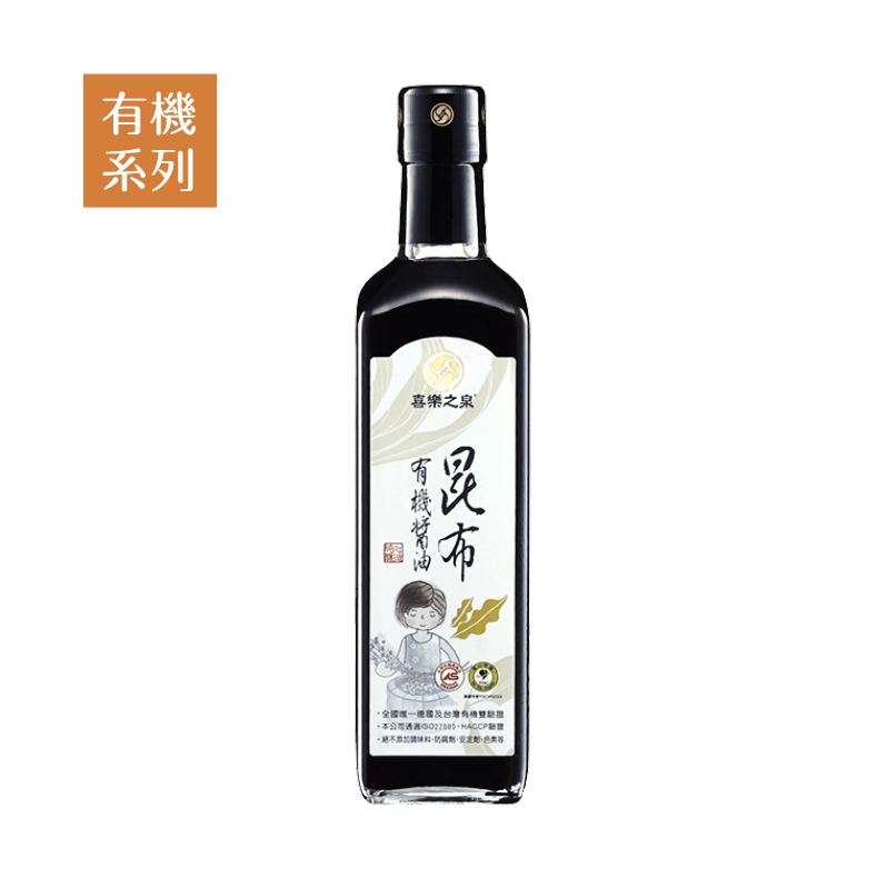 喜樂之泉昆布有機醬油 500ml Joy Spring Kombu Organic Soy Sauce