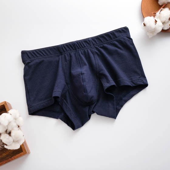 里仁男舒適彈性平口褲(藍) Leezen Male Underwear Briefs (Blue)