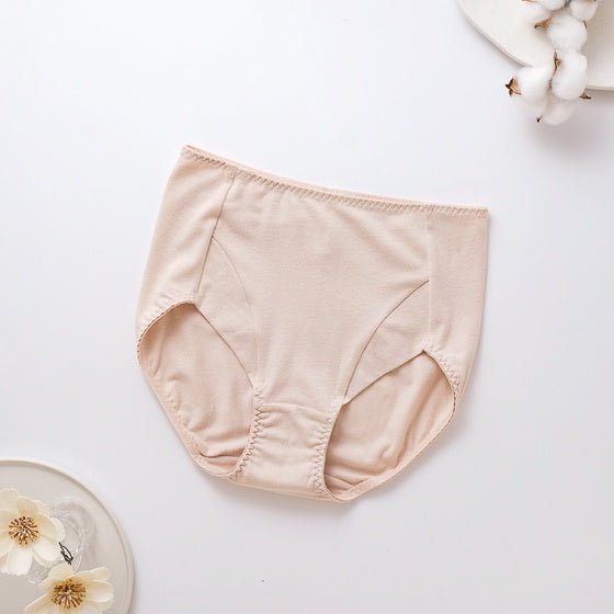 里仁典雅女中腰內褲(輕柔)杏色 Leezen Organic Panties Mid to Mid-Rise (Soft)-Almond