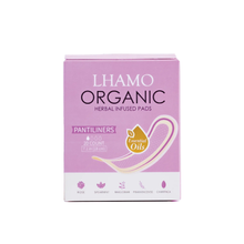 Load image into Gallery viewer, Lhamo Organic Herbal Infused Pads - Pantiliners
