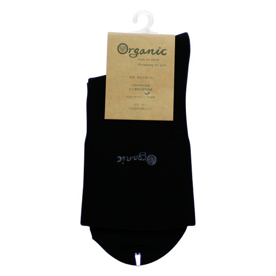 里仁寬邊舒適襪 (黑) Leezen Organic Cotton Non-binding Socks