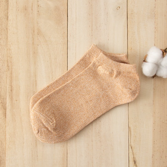 里仁有機棉麻船型襪 (棕) Leezen Organic Hemp No-Show Socks